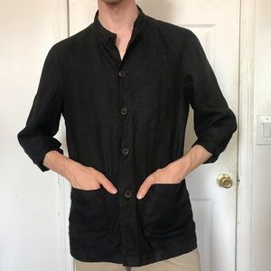 long sleeve linen jacket